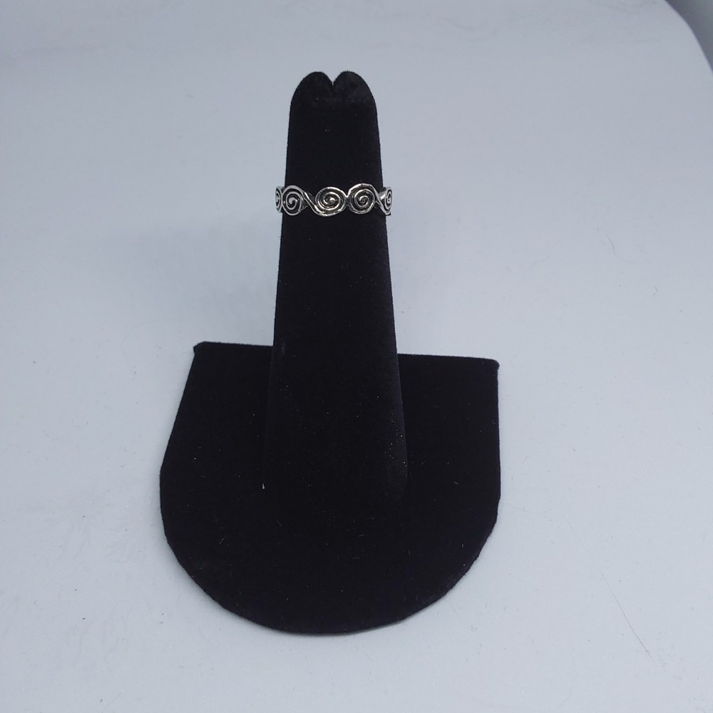 Women's Bohemian Retro Zinc Band Ring Size 3 1/2